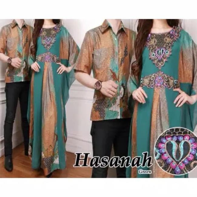 Baju Gamis Couple Pria Muslim Baju Pesta Wanita Muslimah Terbaru Murah - Merah BERGARANSI