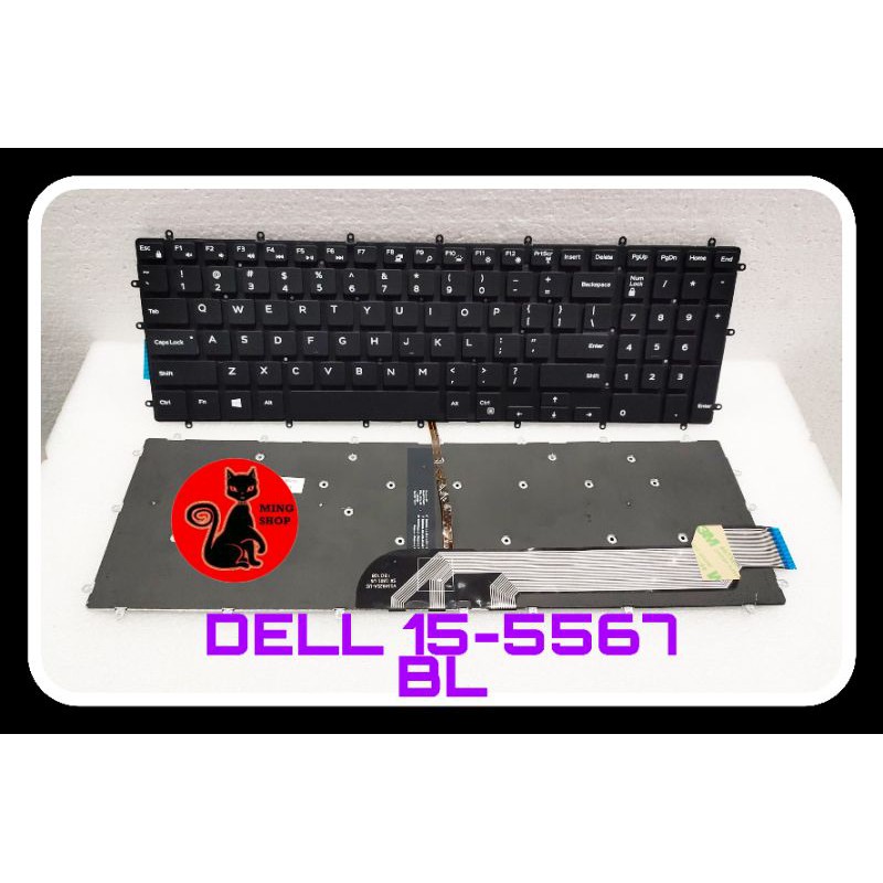 KEYBOARD DELL INSPIRON 15-5567  BACKLITE BLACK