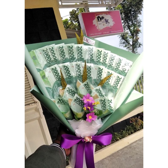 Bouquet Uang 20k 25 Lembar