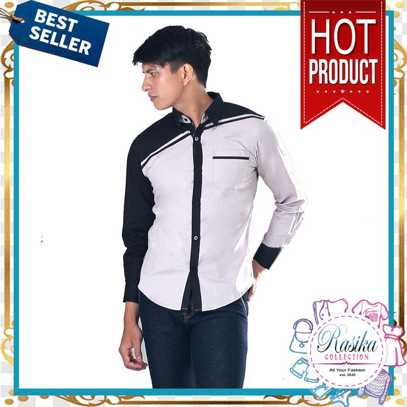Pakaian Kemeja - Kemeja Casual - executive kantor - Pria SDR 653