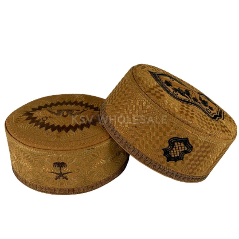 PECI HAJI KOPYAH ASSAGOFAH KOPIAH SONGKOK MORIF BORDIR TEROMPAH / PECI MALAYSIA / KOPYAH BATIK PECI OLEH HAJI AC DEWASA ANAK / HITAM /BIRU /MAROON /ABU /EMAS /HIJAU /COKLAT KOPIAH AL HAMID ASAGOFAH MURAH