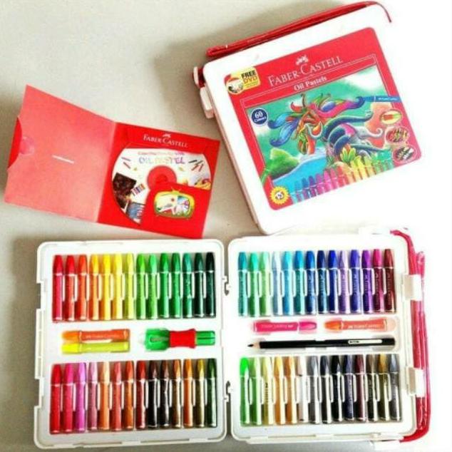 

CRAYON 60 WARNA FABER CASTELL / HEXAGONAL OIL PASTELL 60 WARNA