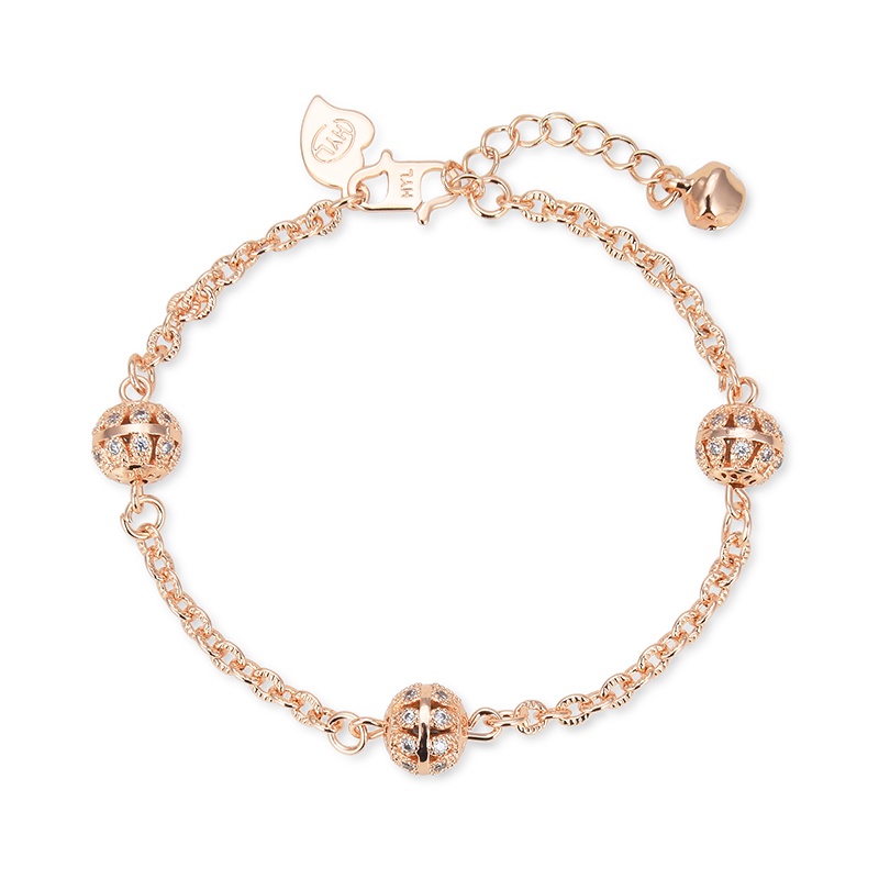 gelang titanium wanita anti karat emas muda couple pasangan sahabat inisial bestie silver asli rantai selamanya korea murah rantai 06-14b-10b