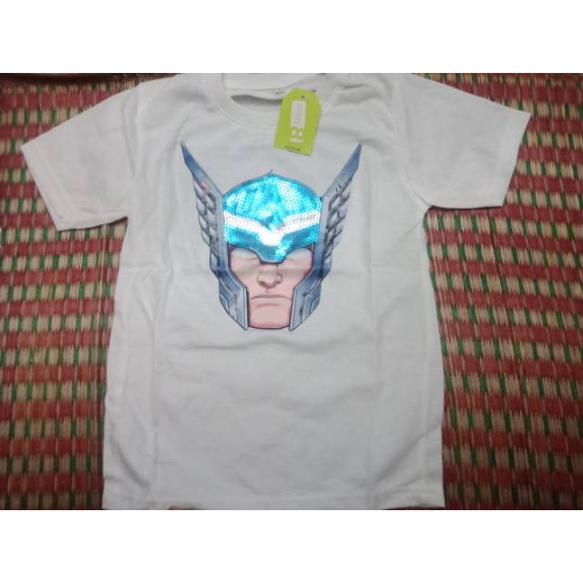 Baju Kaos Anak Laki-Laki Lampu Led Nyala Anak Murah