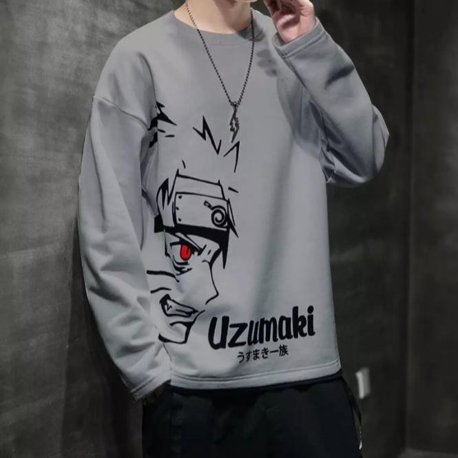 ➺CXR Baju pria NARUTO/kaos pria distro/kaos pria murah/kaos pria lengan panjang/kaos pria keren❤ ,,,