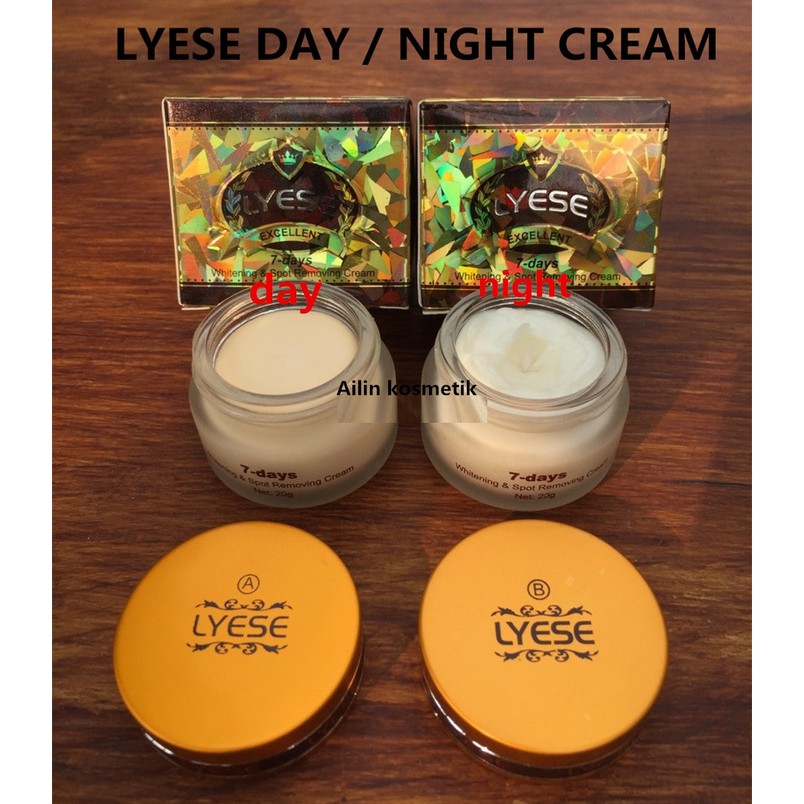 Hot Promo LYESE CREAM   LYESSE DAY OR NIGHT CREAM   CREAM MALAM   CREAM PAGI kualitas TINGGI