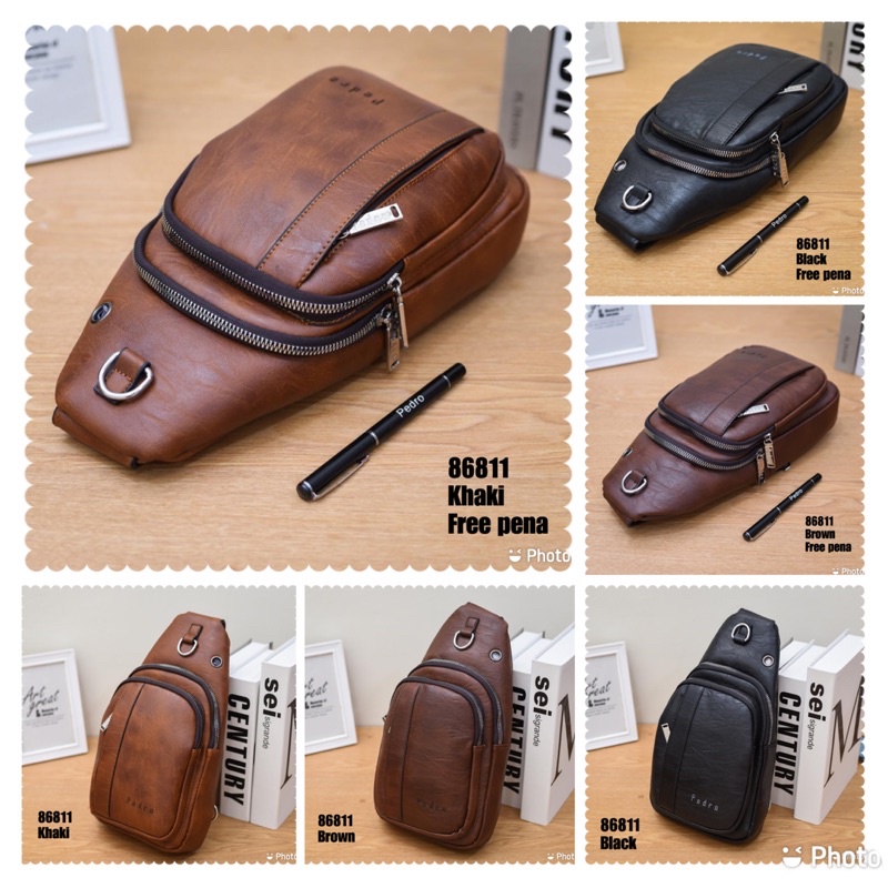 Tas slingbag pedro A 5775  // tas dada pria import