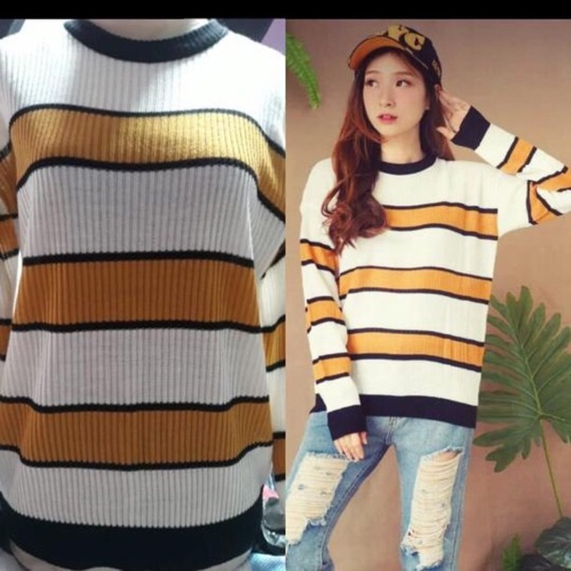 ZR Sweater lemon / Sweater wanita rajut terbaru