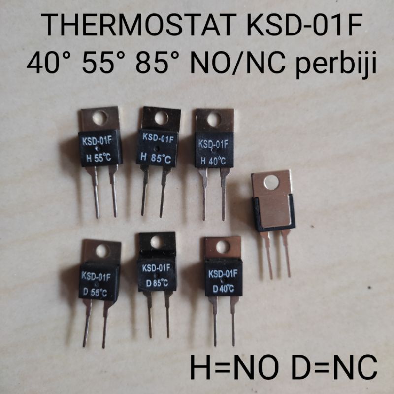 KSD-01F 40°C 55°C 85°C NC Normally Closed NO Normally Open 1.5A Thermal Switch Temperature Sensor Thermostat JUC-31F saklar suhu TR