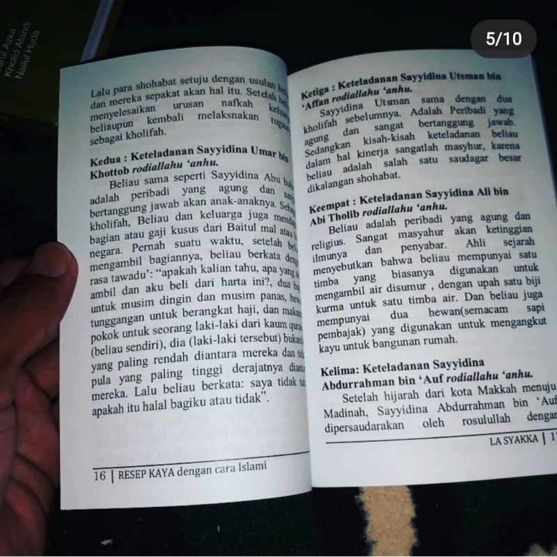 resep kaya dengan cara islami la syakka