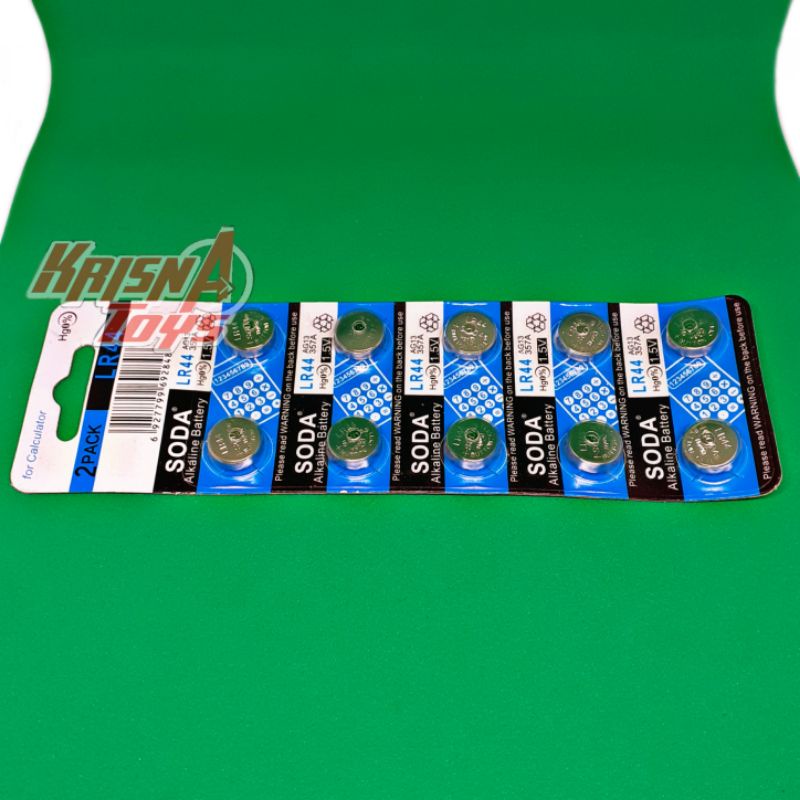 BATRE KANCING  BATTERY BATERAI JAM AG13 LR44 isi 10pcs/Lembar