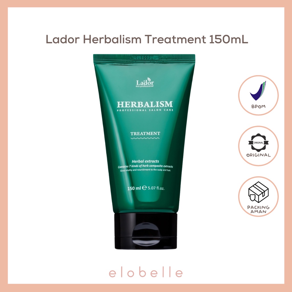 Lador Herbalism Treatment 150mL Herbalism Series  / Lador Treatment Rambut rontok / Lador Herbalism 
