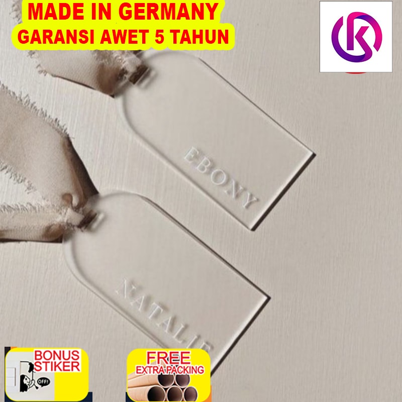 

Murah Acrylic Bening Tag 9x4cm | Hampers Tag Akrilik | Hiasan Hampers Label