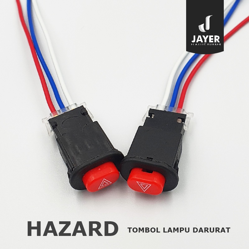 Tombol saklar  Switch HAZARD Tombol ON OFF Dim Hazard Universal Motor Mobil