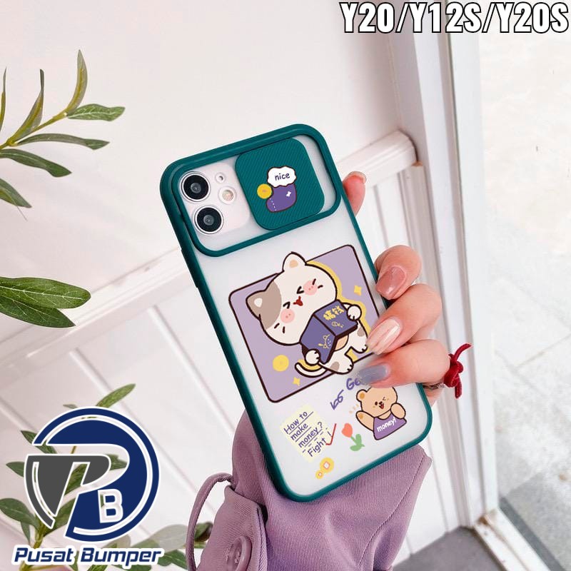 SS069 CASE SLIDE KARAKTER VIVO Y12 Y15 Y17 Y20 Y20S Y12S Y21S Y33S Y30 Y50 Y30I Y51 2020 Y91 Y93 Y95 Y91C Y32 V5 PB682-5