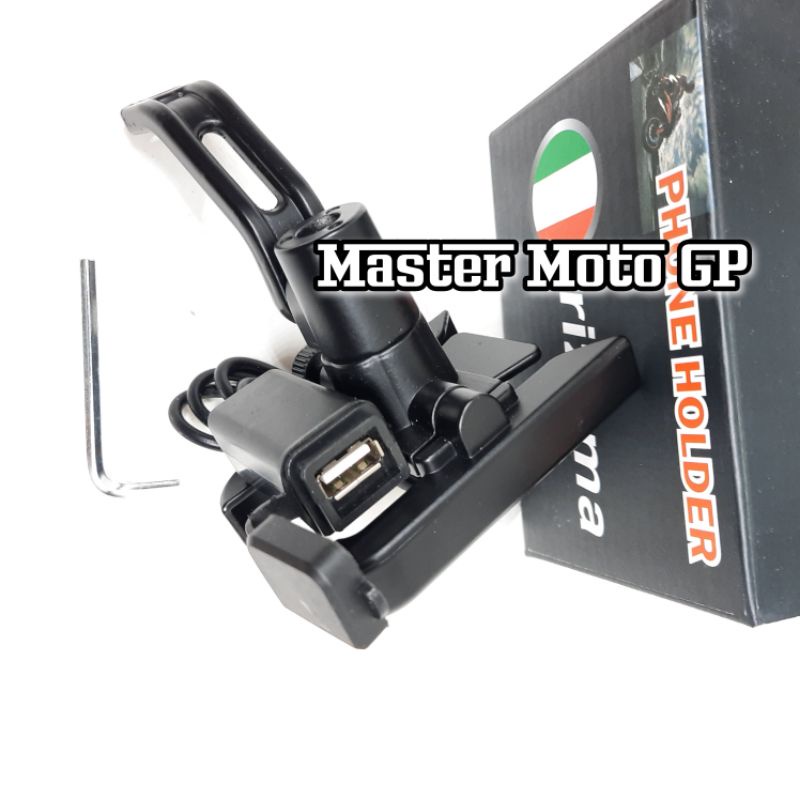 Holder hp motor Rizoma Holder Hp modif spion motor Holder Hp spion Usb Rizoma