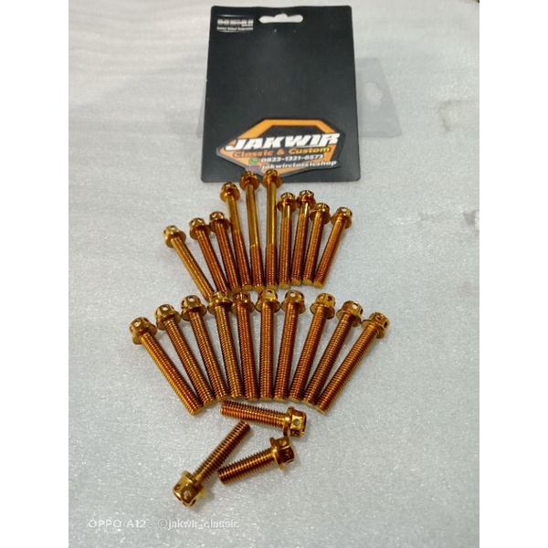 baut probolt blok mesin GL pro Megapro Tiger lama Tiger Revo
