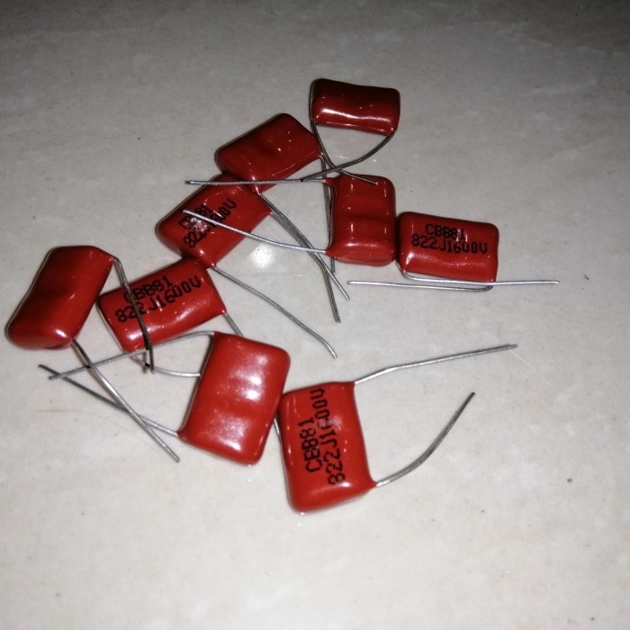 CBB81 822J 822 1600V 8,2nF 1600 Volt 8200pF Kapasitor Milar
