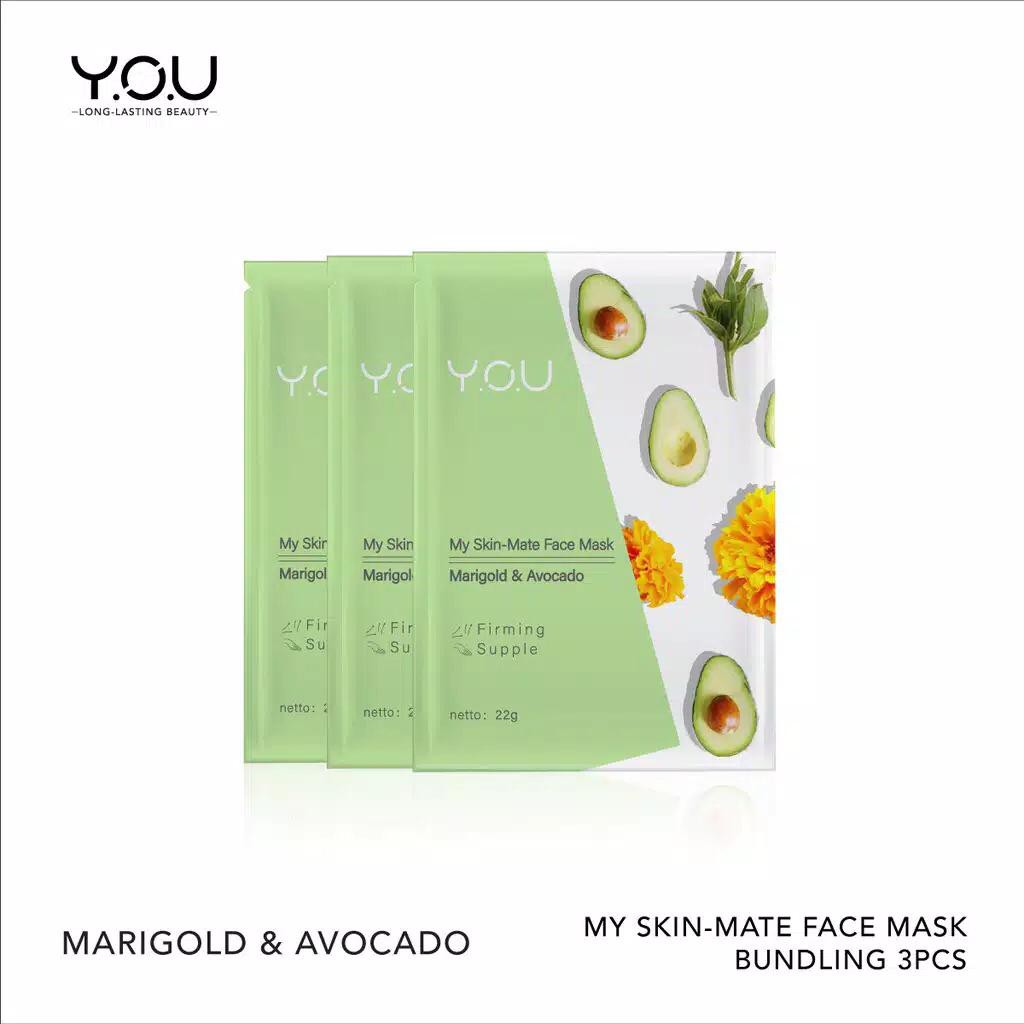 Face mask marigold Y.O.U