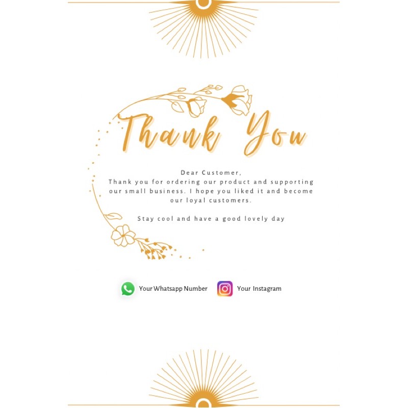 THANK YOU CARD OLSHOP | CETAK TAG CARD KARTU UCAPAN TERIMAKASIH | ONLINE SHOP CUSTOM PRINT