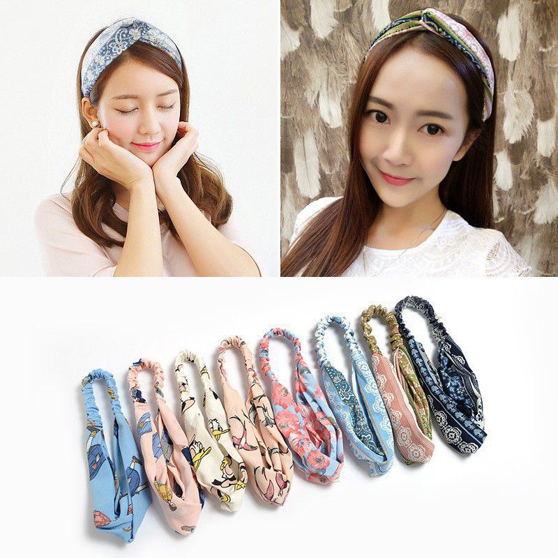 Bando Polos Bando salur Bandana simpul headband ala korea