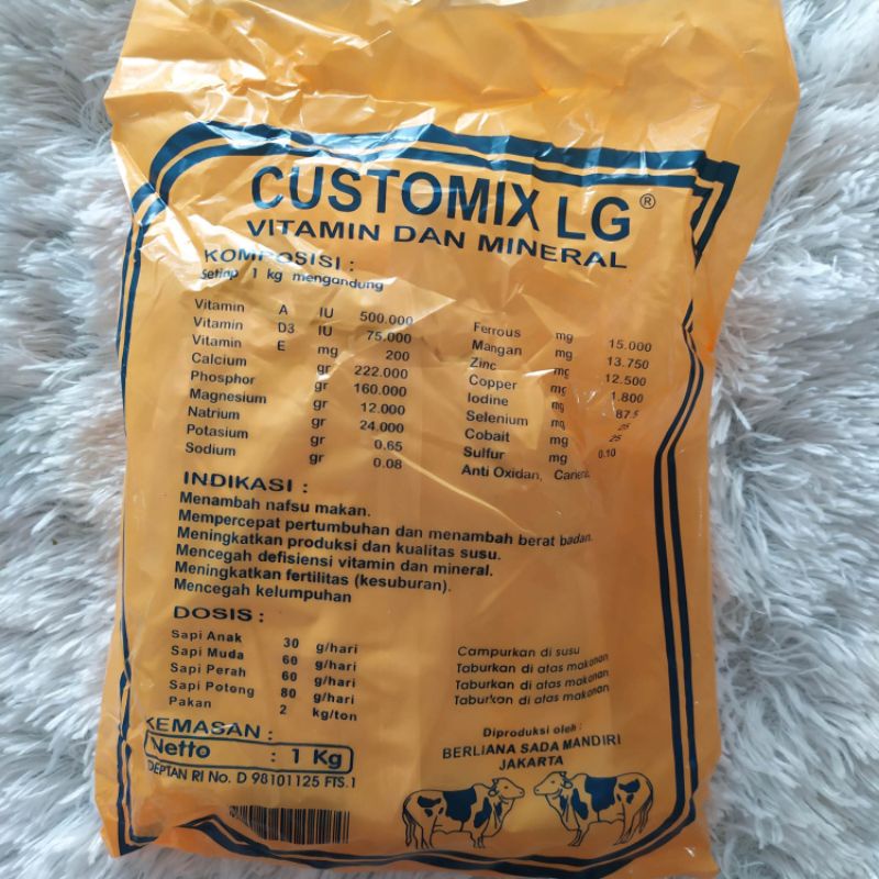 Customix LG mineral sapi 1kg