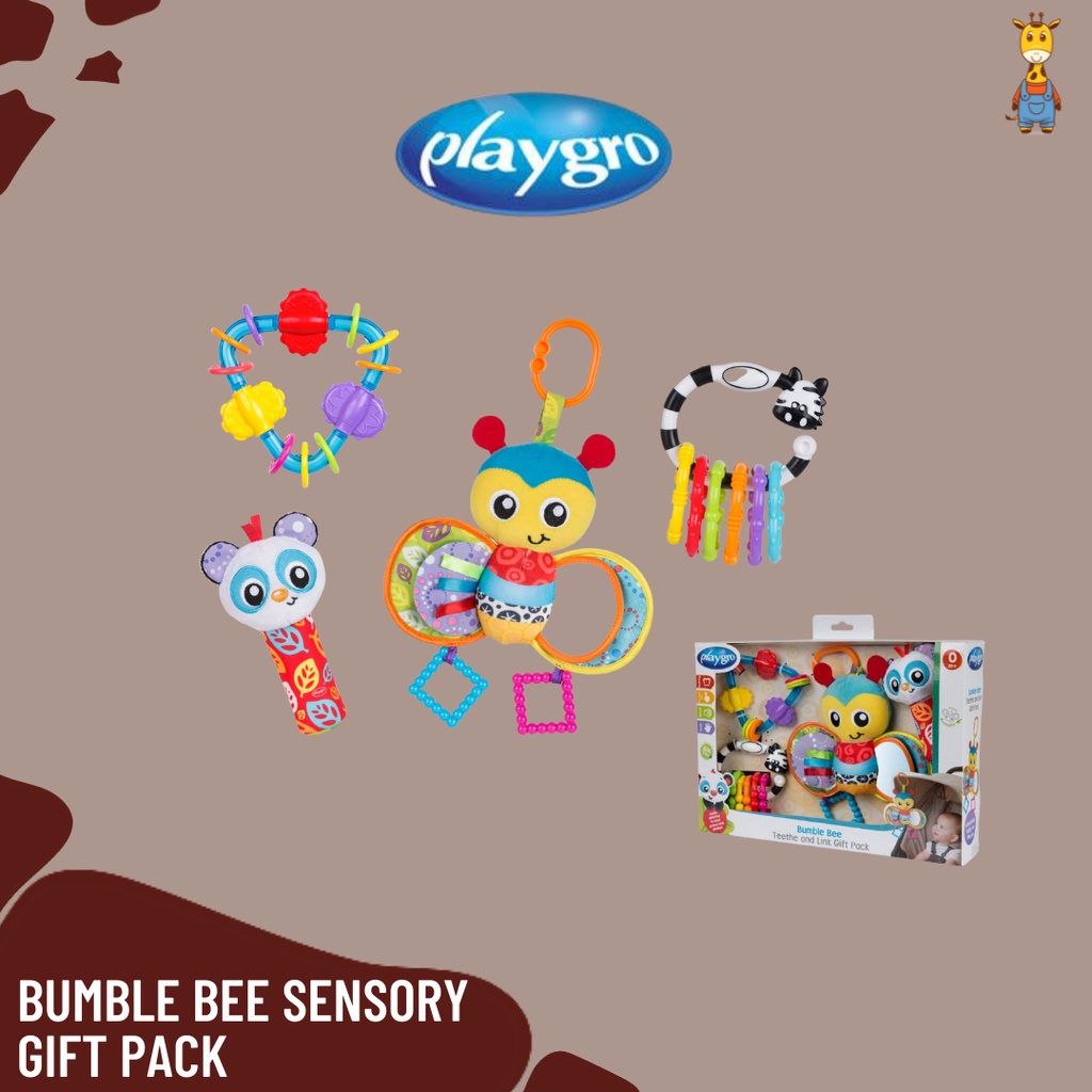 Playgro Bumble Bee Sensory Gift Pack