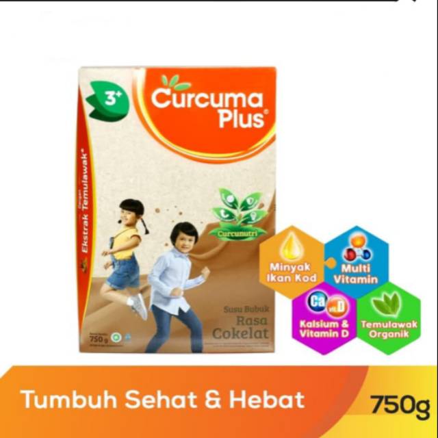 

Curcuma Plus Rasa Cokelat 750gr / Susu Curcuma Plus Rasa Coklat 750gr / 750 gr