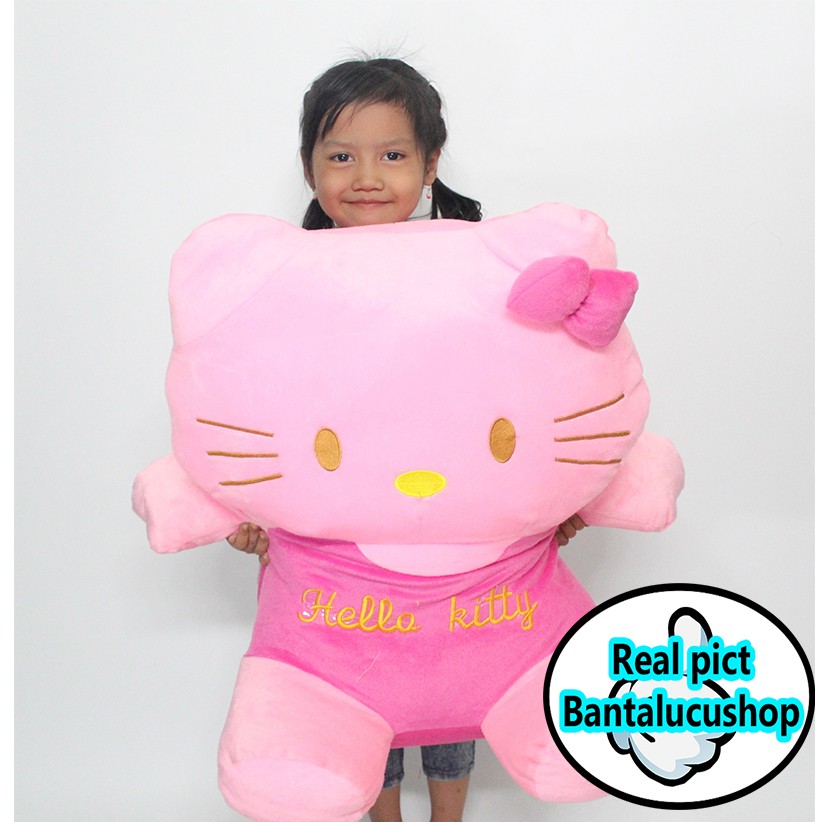 Boneka Hello kitty Jumbo Bahan Velboa Halus BIG SIZE