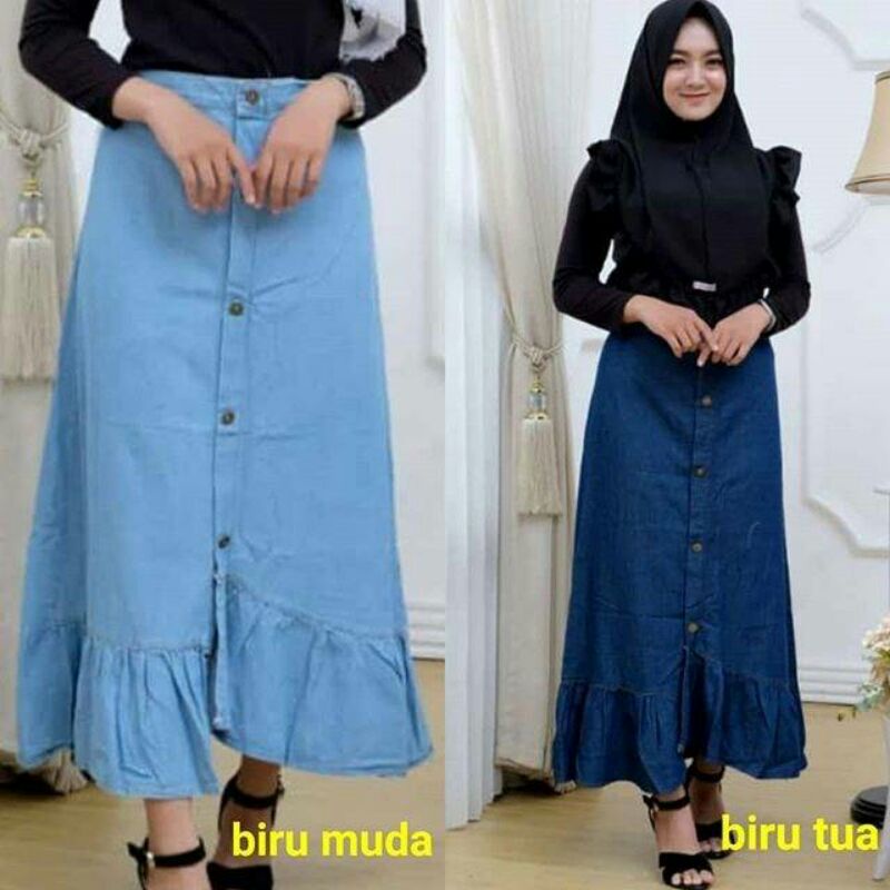 Rok Button Rempel . Rok Kancing Rempel . Rok Rempel Murah . Rok Panjang Rempel . Rok Denim Rempel