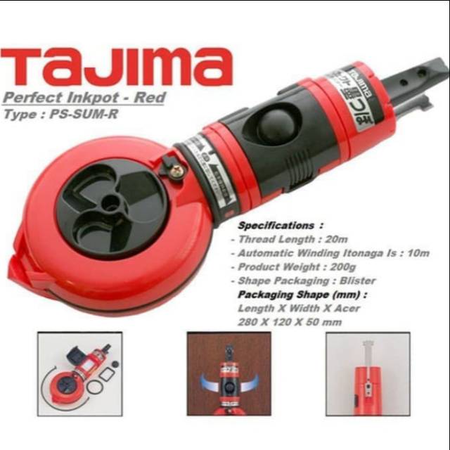 

Sipatan Tajima best quality - CHALK LINE ( Tajima-PS-SUM-R inkput )