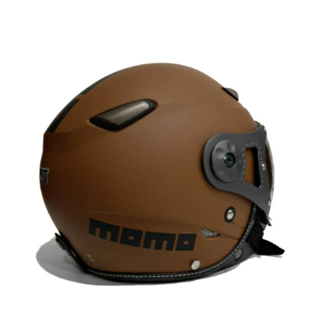 Helm Jpn Momo Pilot Coklat Dof