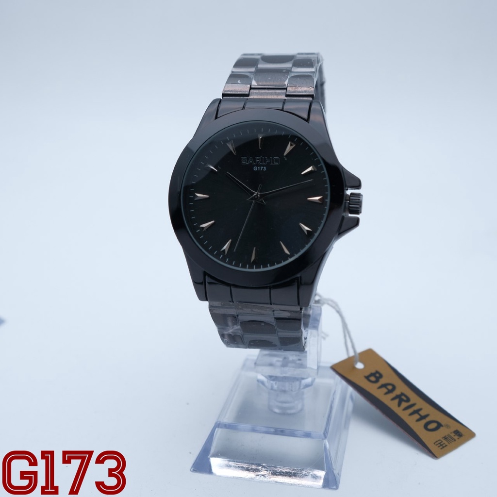 F86 BARIHO Jam Tangan Wanita Pria Unisex Stainless Murah Model Elegan Timeless