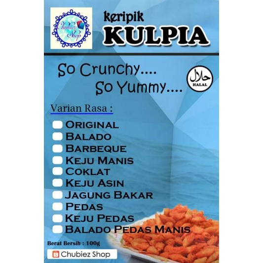 

keripik KULPIA (100g)