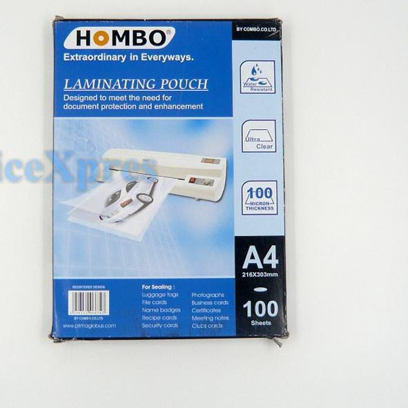 

DAPATKAN SEGERA Laminating Film Ukuran A4 Hombo EDT,,,