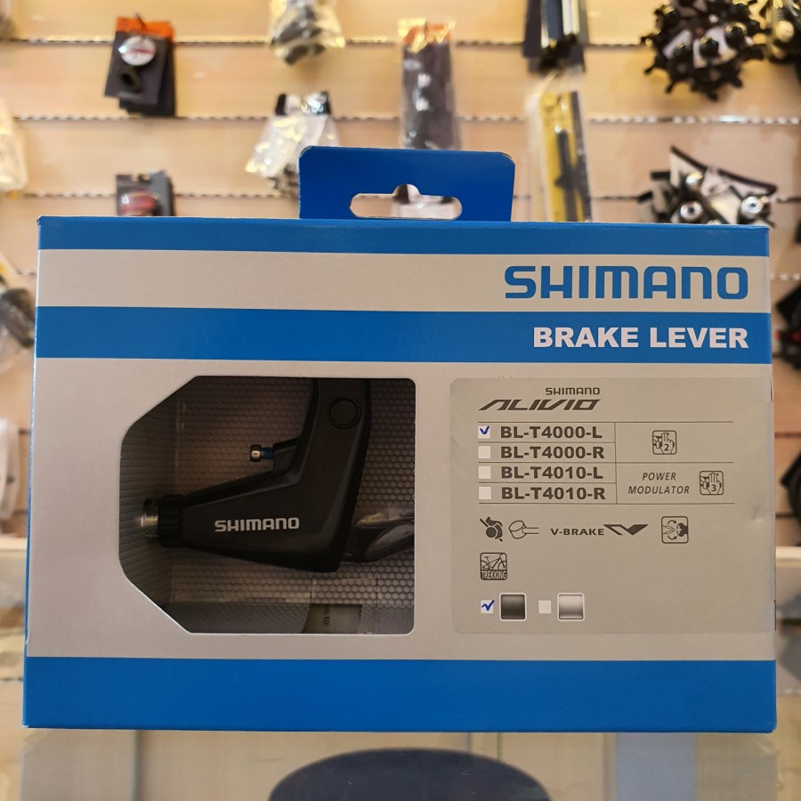 BRAKE LEVER SHIMANO ALIVIO. HANDLE REM / TUAS REM SEPEDA