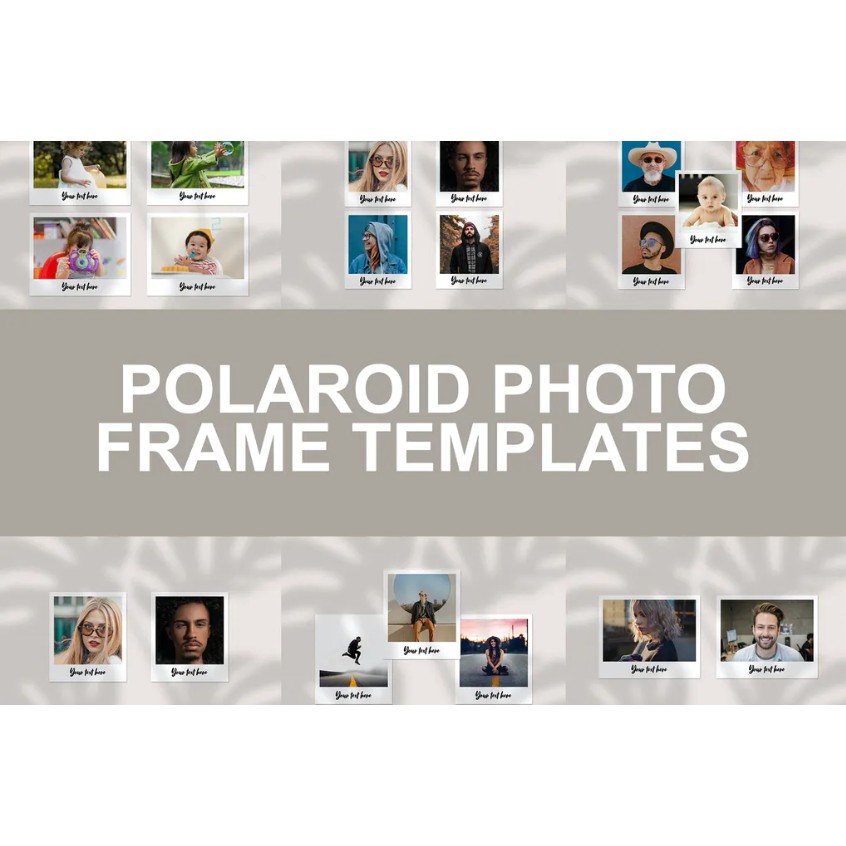 Pro Polaroid Photo Frame Templates - Creative Market.id-1
