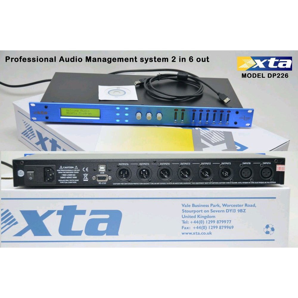 Asli  Dlms Speaker Management Xta DP226 Baru  Terlaris