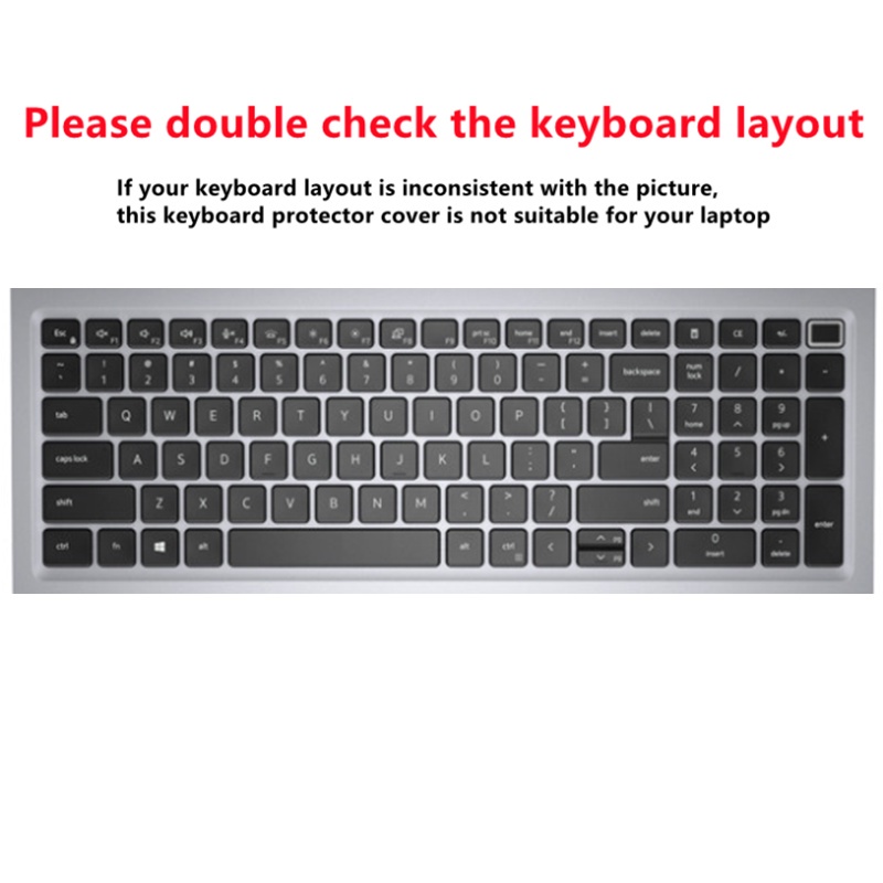 Cover Pelindung Keyboard Bahan Silikon Untuk Dell Presisi 7750 7760 7560 7550 3560 3561 Dell Latitude 5520 5521 15.6 Inci