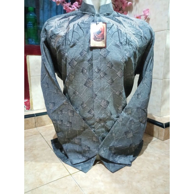 Koko Al Amin Motif Kain Jaguar Lengan Panjang