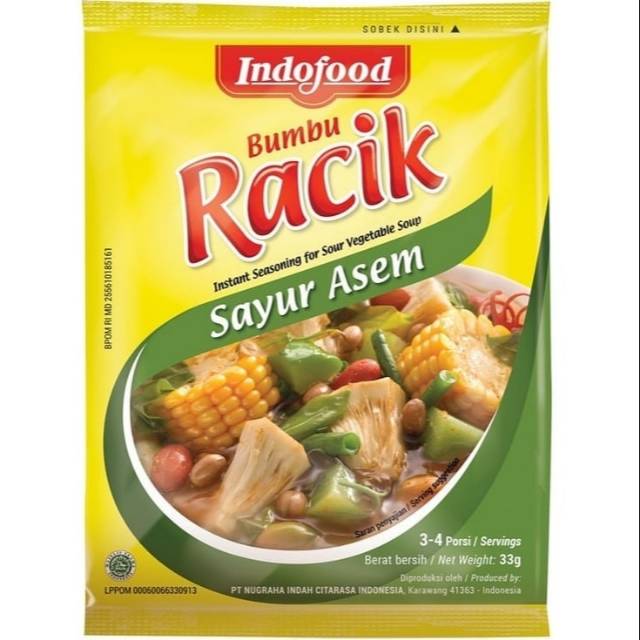 

Gudang Sayur - Bumbu Racik Instan Ind*food - All Varian