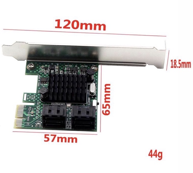 PCIE to SATA III Card PCI-E Adapter PCI Express to SATA3.0 Expansion Card 2Port 4Port 6G for SSD HDD