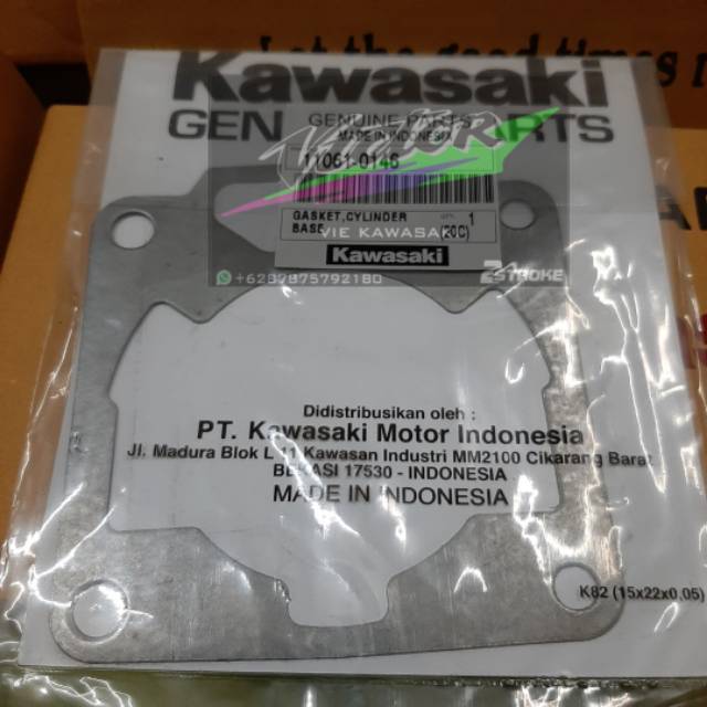 PAKING BLOK NINJA R NINJA RR ORIGINAL KAWASAKI