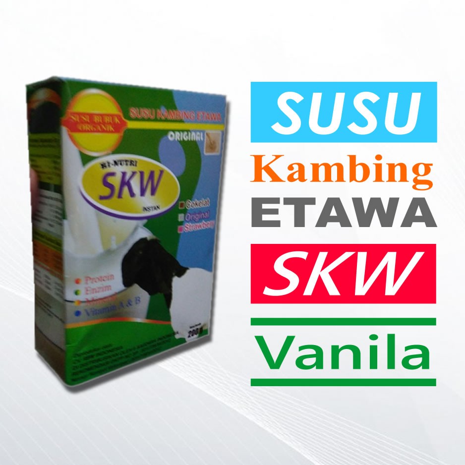

Susu Kambing Etawa SKW Original Vanila 200 gr