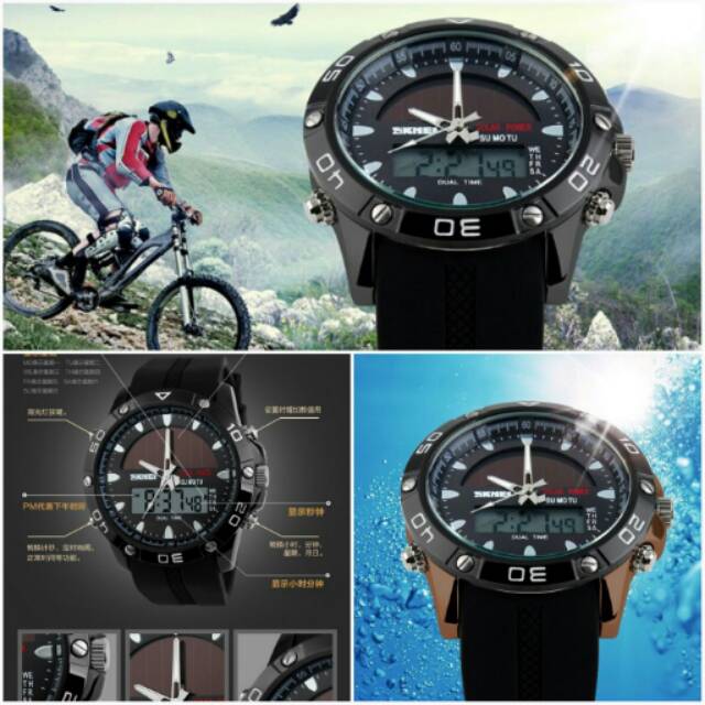 [Waterproof/Tahan Air] Jam Tangan Analog Digital - AD1064E EMWS21BR