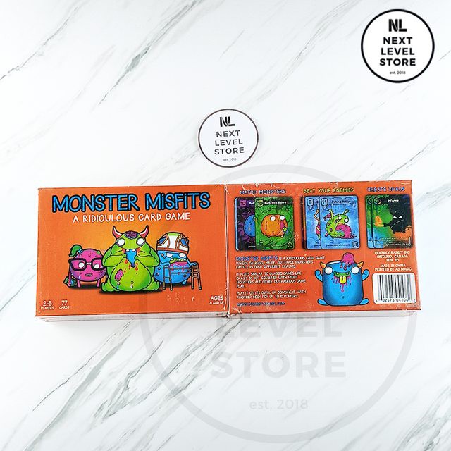 Monster Misfits Board Game Misfit Card Game NEW READY