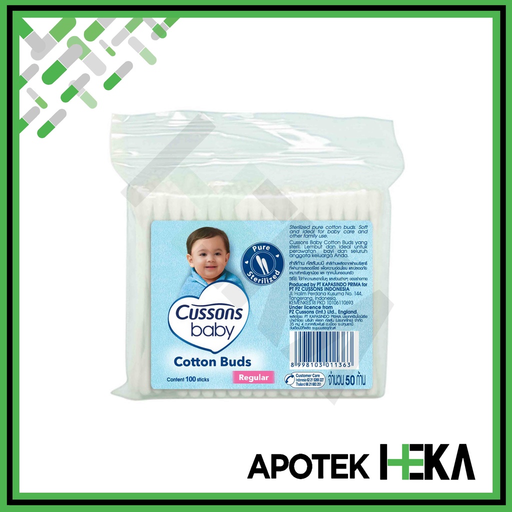 Cotton Buds Cussons Baby isi 100 - Korek Kuping Bayi (SEMARANG)