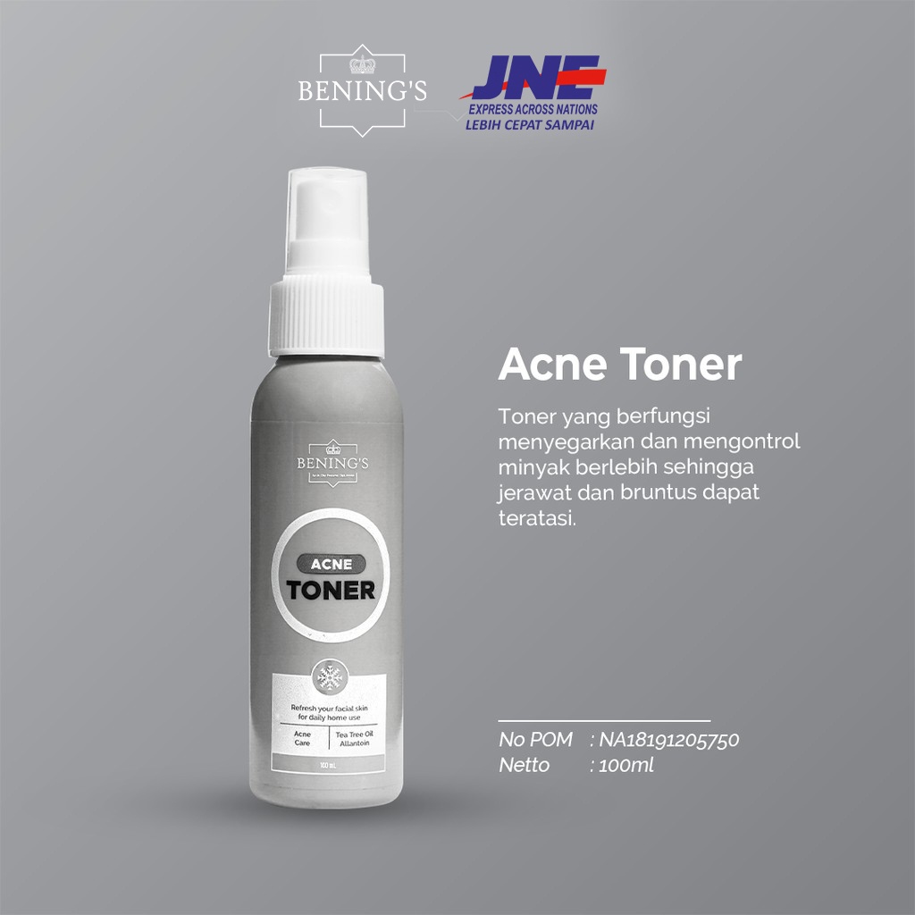 Acne Toner Benings Skincare by Dr Oky (Benings Clinic) Tea Tree Leaf Oil