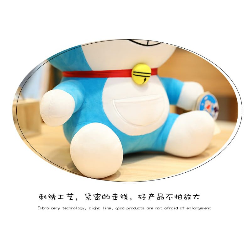 Boneka Doraemon Ketawa Bahagia Jumbo Bahan Super Soft