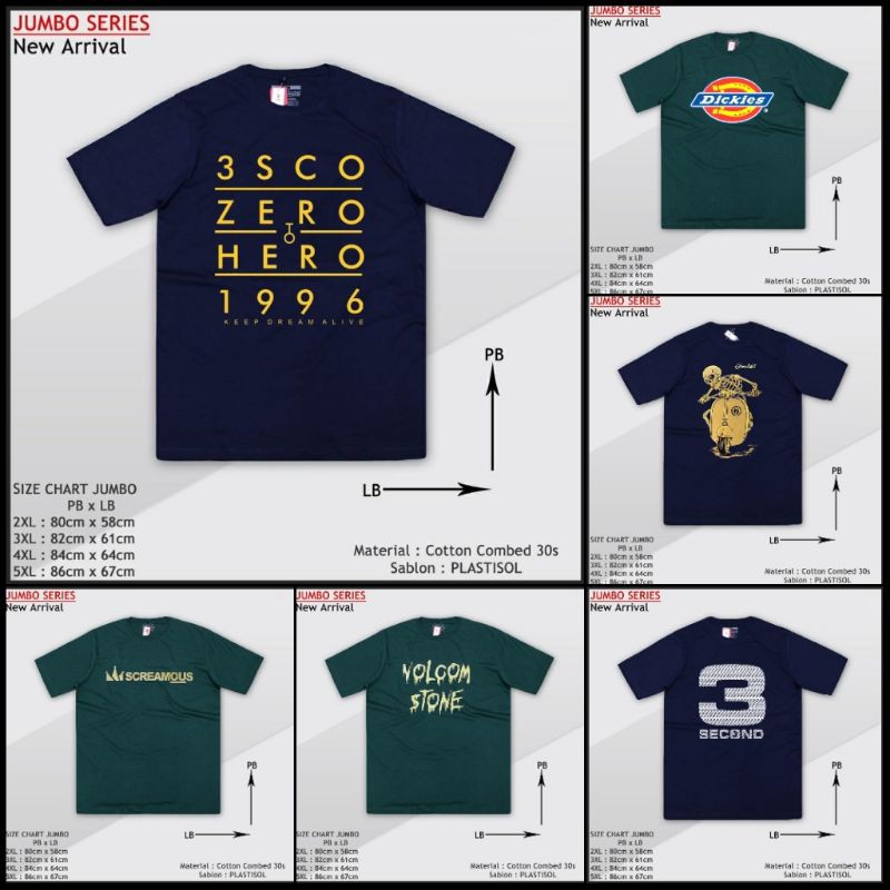 KAOS JUMBO KEREN | KAOS BIG SIZE | KAOS DISTRO PRIA JUMBO | KAOS SIZE JUMBO KEREN BAHAN